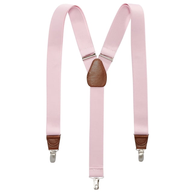 Club Room - Tirantes medianos con clip para hombre, color rosa, talla única
