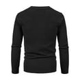 thumbnail image 4 of Dwelliawo Men's Cardigan Sweater Long Slevee Casual Sweater V Neck Shawl Button Up knitted Cardigan Sweaters with Pocket Fall Clothing Black XL, 4 of 6