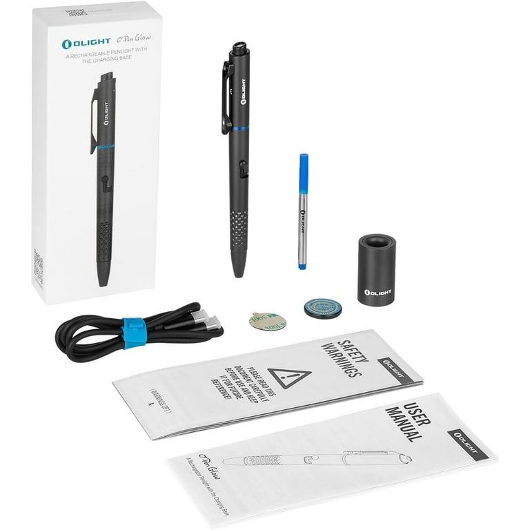 OLIGHT O'Pen Glow EDC Pen Light, 120 Lumens with Green Beam