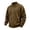 Brown, variant on Mock Neck Sweatshirt for Men Corduroy Full Zip Rib-Knit Jacket with Pocket Soft Ribbed Knit Fall Winter Going Out Daily Wear Fashion Casual Work Coat