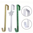 thumbnail image 3 of Wreath Metal Hook Compatible With Christmas Wreath Over The Door Hanger, 3 of 5