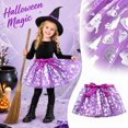 thumbnail image 2 of choiix Halloween Printed Tulle Skirt with Elastic Waist Tutu Skirt Outfit for Party Cosplay and Holiday Celebration Women Halloween Costume Apparel 100, 2 of 9