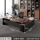thumbnail image 1 of Corner Height Office Desk Meeting Organizer Reception Storage Standing Desk Drawer Escritorio Gaming Office Desk Decoration My Lux Decor Round, 1 of 27