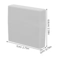 Lab Stackable Storage Containers WRITWAA Lab Freezer Box, White Plastic, Efficient Design, Versatile ...