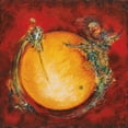 thumbnail image 2 of Arthure 12x12 Gold Ornate Wood Framed with Double Matting Museum Art Print Titled - Le secret du cercle, 2 of 4