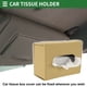 thumbnail image 2 of Soporte para Pañuelos de Coche Universal de Unique Bargains, Funda para Caja de Pañuelos, Organización de Pañuelos Extra Grande para Asiento Trasero, 17.5x13.5x8cm Cuero Sintético Beige, 2 of 6