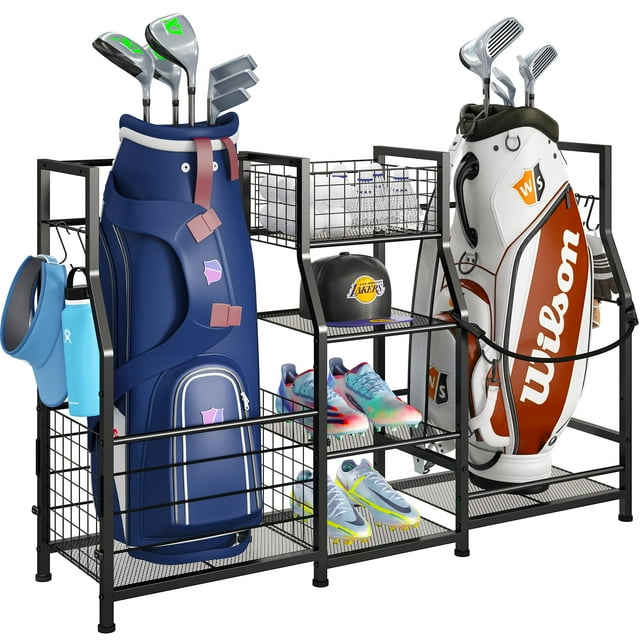 Organizador de Equipamiento Deportivo Soporte para Bolsa de Golf Sonyabecca