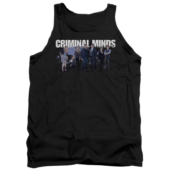 Criminal Minds Season 10 Cast Adult Tank Top Black