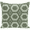 Green/Green, variant on Simply Daisy 16" x 16" Hugs and Kisses Geometric Print Pillow