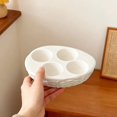 thumbnail image 1 of Caja de almacenamiento de huevos tejida de cuatro compartimentos, bandeja, adorno de yeso, molde de silicona con base de huevo de resina diy, 1 of 4