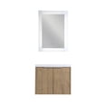 thumbnail image 2 of Noble House 24" Floating Bathroom Vanity, Resin Sink, Soft-Close Doors, Plywood Cabinet, Wall-Mounted, Imitative Oak, 2 of 15