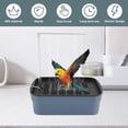 thumbnail image 3 of Automatic Parrot Bath Tub USB Powered Circulating Water Birdbath for Small Birds Parakeets External Shower Pool, 3 of 6