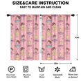 thumbnail image 2 of Blackout Kids Curtains,Ballet Princess Pattern Childrens Insulated Curtains Set Of 2,Bedroom Essentials,Toddler Room Decor 42"x63", 2 of 5