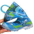 thumbnail image 5 of Toddler Boys Rain Boots Little Kids Baby Light Up Rubber Printed Waterproof Mud Insulated Shoes Blue Green Dinosaur Lightweight Adorable with Easy-on Handles Non Slip Size 11, 5 of 5