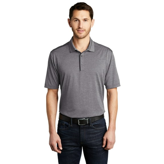 Port Authority K585 Shadow Stripe Polo, Big and Tall Polo Shirts