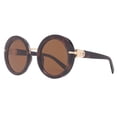 thumbnail image 3 of Kennedy Sun Readers Luxurious High-End Brown Tortoiseshell and Gold Reading Glasses by NY Fifth Avenue", 3 of 3
