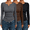 3Pack:Black+BlackGrey+Brown, variant on 3 Packs Women Tops Long Sleeve Henley Shirts Fall Winter Ribbed Thermal Casual Blouses Basics Tees
