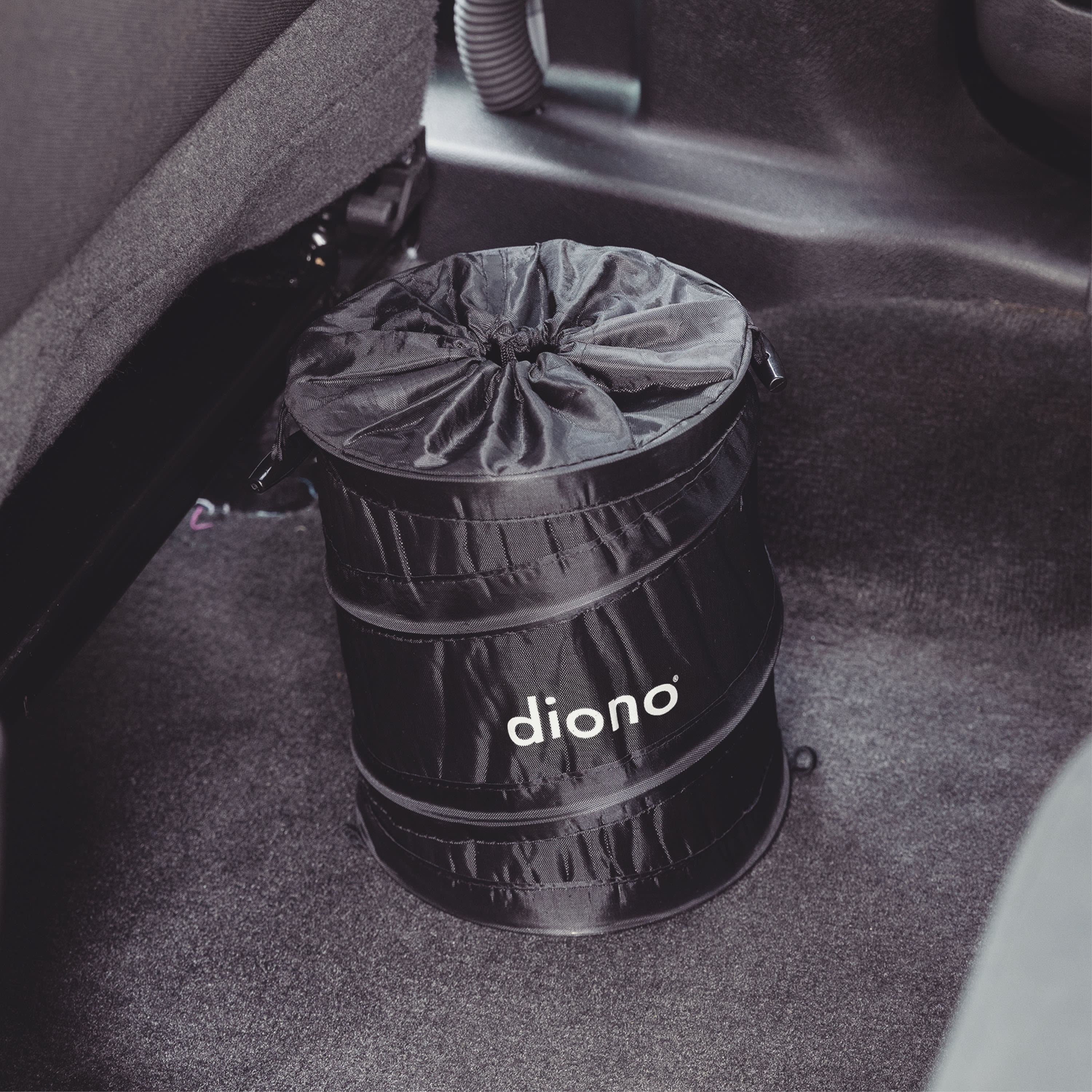 Diono Pop Up Portable Car Trash Bin Basket, Leak Proof and Water Resistant, Black - image 4 of 13