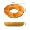 thumbnail image 4 of LCXmlly Assiette à Collation 5 Compartiments Bol à Collation de Qualité Alimentaire Lisse, Sans Odeur, Anneau à Collation Réutilisable avec Plateau à Collation 5 Compartiments, 4 of 8