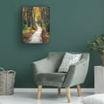 thumbnail image 2 of Canvas Wall Art - Danny Head 'Autumn Boardwalk I' Wall Art for Living Room, Bedroom, or Office Décor by Trademark Fine Art - 35 x 47 Inches, 2 of 4