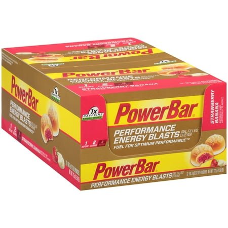 PowerBar® Strawberry Banana Performance Energy Blasts Gel Filled Chews 12- 2.12 oz. Pouches