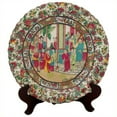 thumbnail image 2 of Oriental Furniture 14" Rose Medallion Porcelain Plate, 2 of 2