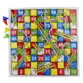 thumbnail image 1 of Jinnoda Portable Kids Snake Ladder Flight Chess Set Educational Toys Board Game, 1 of 9