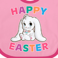 thumbnail image 4 of Inktastic Happy Easter Adorable Bunny Boys or Girls Baby Bib, 4 of 4