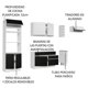 thumbnail image 4 of Cocina Integral Completa Modular Madesa Glamy 290cm BN 07, 4 of 5