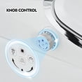 thumbnail image 4 of taoruifang White Ceramic Elongated Smart Bidet Toilet with Heated Seat, Warm Dryer, LED Night Light, Soft Close Cover, Remote Control, Power Outage Flushing, Strong Flush, 4 of 8
