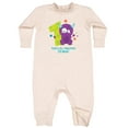 thumbnail image 2 of Inktastic Monster 1st Birthday Baby Fleece Romper, 2 of 4
