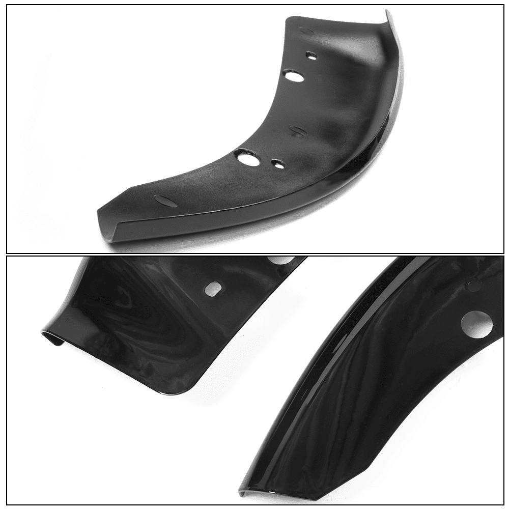 Ikon Motorsports Compatible with 15-23 Dodge Charger SRT Scat Pack Front Bumper Lip Splitter Gloss Black