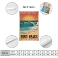 thumbnail image 2 of Motivational Bondi Beach Poster Retro Inspirational Vintage Travel Wall Art for Yoga Studio Therapy Room Library Meditation Corner Print Poster, 2 of 8