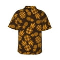 thumbnail image 3 of Disketp Hawaiian Shirts For Men,Colorful Pineapple Print Mens Casual Short Sleeve Button Down Shirts Beach Shirt, 3 of 8