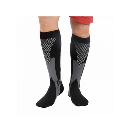 VICOODA Outdoor Sports Compression Socks Men's And Women's Legs Support Elastic Outdoor Sports Socks Knee High Compression Unisex Socks Running Ski Long Socks 1