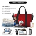 thumbnail image 5 of Lsque Mario Pattern Hand Travel Bag – Lightweight & Durable Oxford Luggage, Water-Repellent Carry-On with Multiple Compartments & Adjustable Strap, 5 of 8