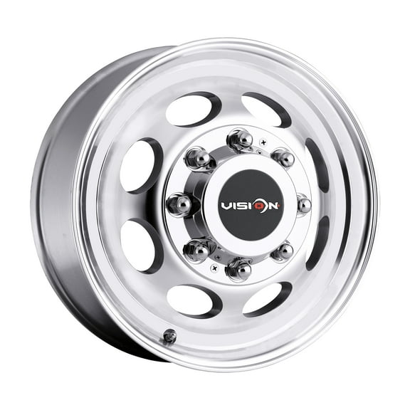 19.5x6.75 Vision 181 Hauler Dually Front Machined Wheel 8x170 (102mm)