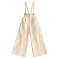 thumbnail image 6 of Ruimatai Women's Casual Linen Overalls High Waist Wide Leg Trousers for Summer & Daily Wear, 6 of 6