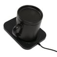 thumbnail image 3 of Coffee Mug Electric Warmer Intelligent 55℃ Constant Warm USB Power Supply Beverage Warmer with Ceramic Cup for Desk 5V Black, 3 of 12