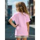 thumbnail image 5 of [Vibrant Style] Girls' Soft Cotton Knit T-Shirt with "Life is Better with Cats" Graphic - Casual Round Neck Tee, Pink Cat Print, Breathable Summer Top for Youngsters, Youngsters Summer Clothing | Cat, 5 of 7