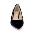 thumbnail image 4 of Jewel Badgley Mischka Enola Velvet Kitten Heel Pumps, 4 of 7