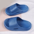 thumbnail image 6 of Ccpelsie Kids Boys Girls Slides Sandals Comfort Non-Slip Beach Pool Shower Shoes Indoor Outdoor (Little Kid/Big Kid)（Blue,34), 6 of 6