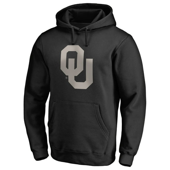 Men's Black Oklahoma Sooners Camo Cloak Pullover Hoodie