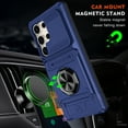 thumbnail image 5 of Fashion Case with Holder Stander Kickstand Drop Resistant Shockproof Case For Samsung Galaxy S25 Ultra, 5 of 7