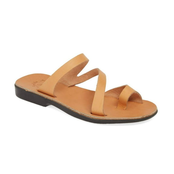 Noah - Leather Slide On Sandal - Womens Sandals