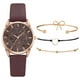 thumbnail image 1 of Reloj de pulsera para mujer de cuero con esfera verde cuadrada a la moda para mujer, conjunto de pulsera de cuarzo Wmkox8yii gfajkfgbkjabf1043, 1 of 1