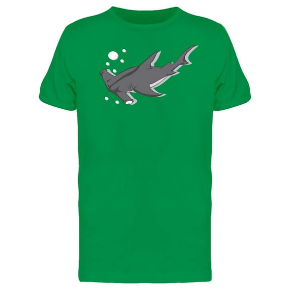 Cartoon Hammerhead Shark Tee Men's -Image by Shutterstock
