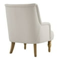 thumbnail image 6 of Modway Ellington Fabric Upholstered Accent Armchair in Salt, 6 of 9