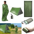 thumbnail image 1 of Riforla Sac de Couchage d'Urgence Chaud Imperméable Outdoor Survie Camping Randonnée comme Montré, 1 of 1