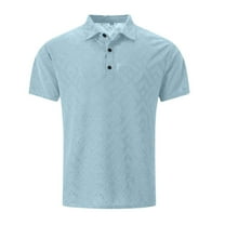 CaiJunJia George T Shirts for Men,2024 Spring Summer Mens Polo Shirts Quick Dry Short Sleeve Golf T Shirt Performance Moisture Wicking Casual Workout